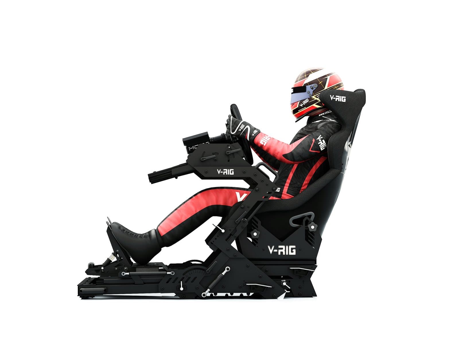 V-RIG S1 set up in the Rally / Touring position