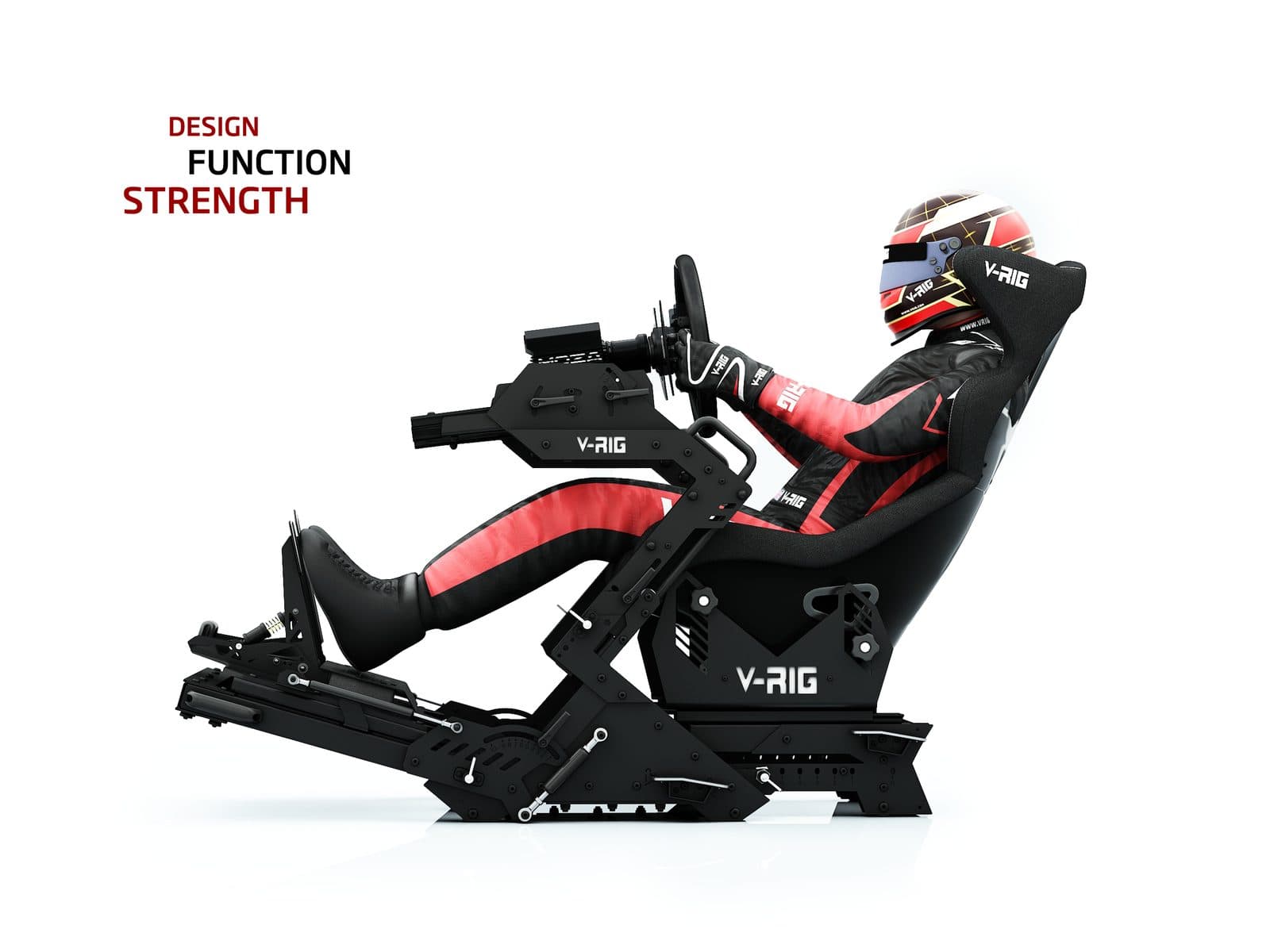 V-RIG S1 with a driver in the GT position