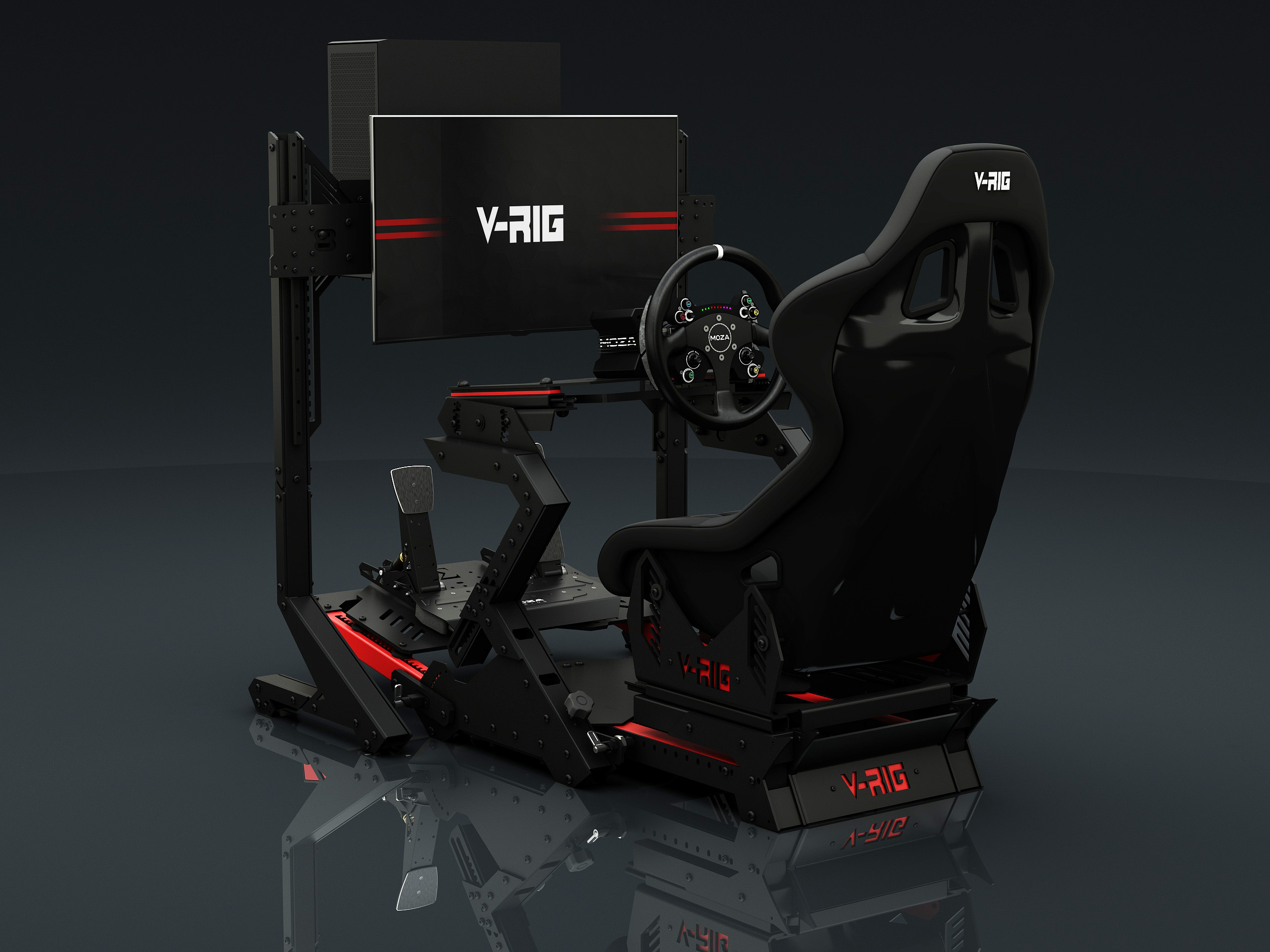 V-RIG S1 – Lv1 – Self Assembly Package (Single Display Setup) – V-Rig ...