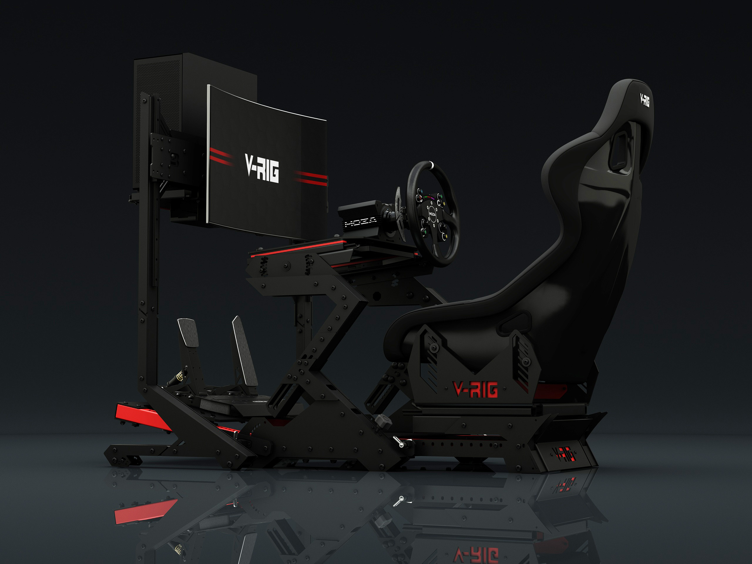 V-RIG S1 – Lv1 – Self Assembly Package (Single Display Setup) – V-Rig ...